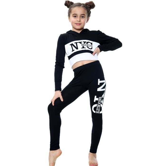 CityComfort Ensemble Fille - Jogging Enfant Fille Sweat à