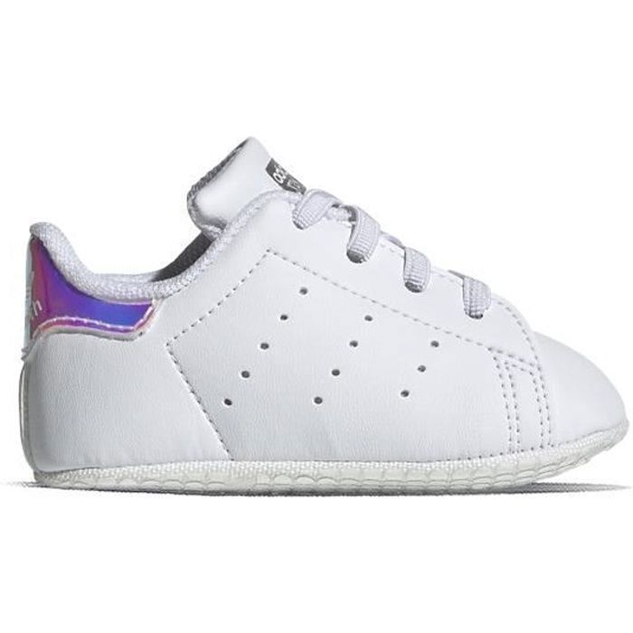 Baskets Stan Smith Blanc/Vert Bébé Mixte - ADIDAS ORIGINALS - Cuir -  Scratch Blanc/Vert - Cdiscount Chaussures