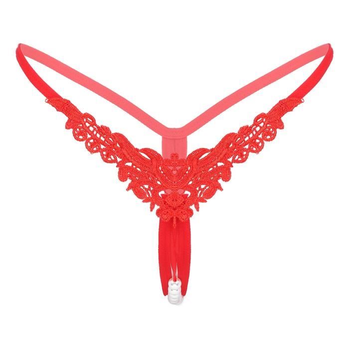 Iiniim String Ficelle pour Femme Sexy Sous-Vêtements Mini Bikini G