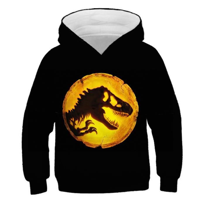 Amazon Garçon Vêtements Pulls & Gilets Pulls Sweatshirts Cet enfant aime les dinosaures pour les filles et les garçons Sweat à Capuche 