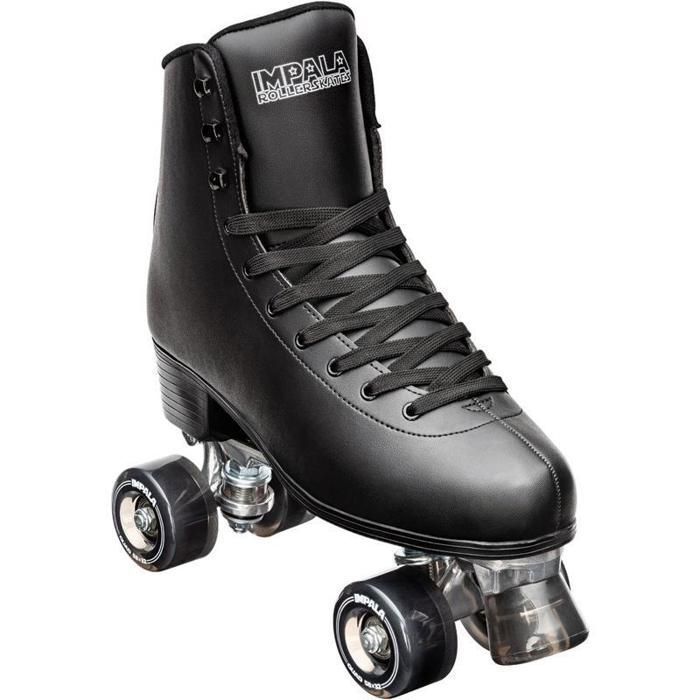 Patins à roulettes - IMPALA skate - Noir - Glisse urbaine - Adulte - Loisir