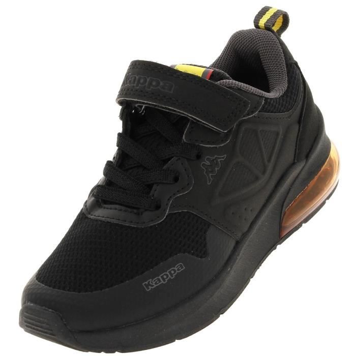 chaussures running splinter air noir cadet - kappa - running - garçon - chaussures - noir
