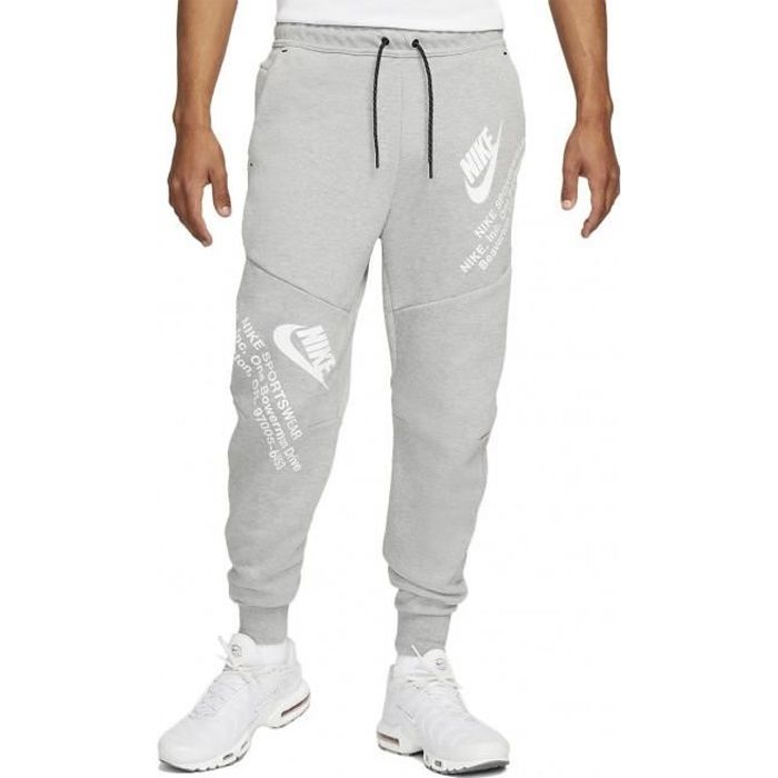 Pantalon de survêtement - Nike - TECH FLEECE - Gris - Homme - Multisport