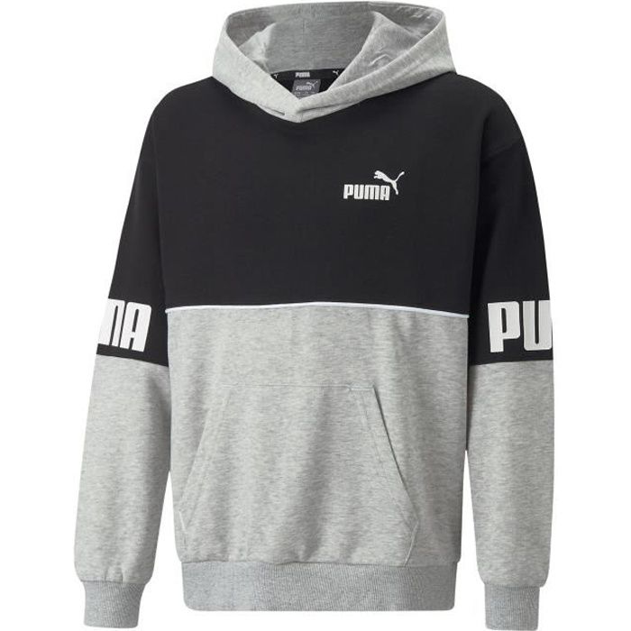 Jogging Polaire Zippé A Capuche Homme Puma Gris et Noir Gris - Cdiscount  Prêt-à-Porter