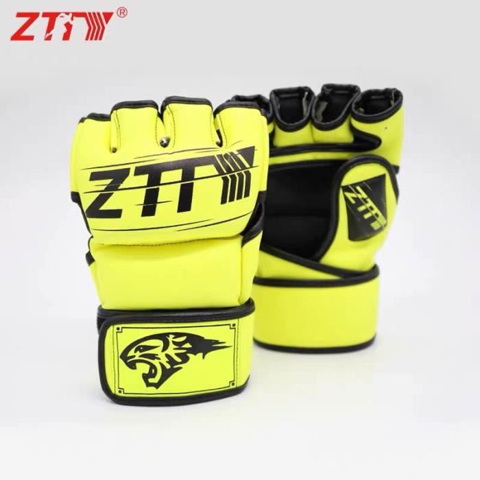 Ensemble d'Entraînement de MMA Uniforme de Karaté Protège-Tibias Gants de Boxe Protège-Poitrine pour Équipement de Sparring de Taekwondo et Arts Martiaux