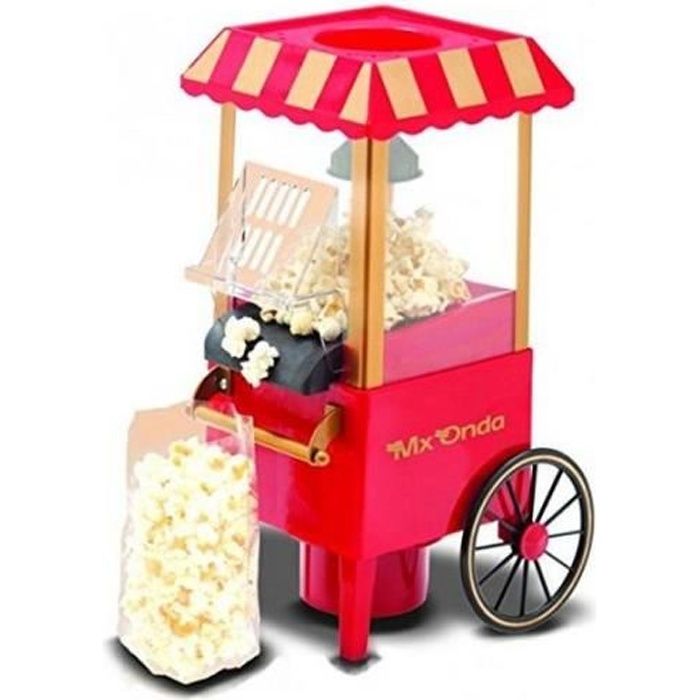 Machine à Popcorn - Mx Onda - MX-PM2778 - Rouge - Petit Électroménager - Qualité