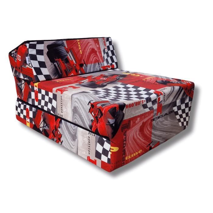 Matelas chauffeuse lit fauteuil futon pliable pliant 160x60x12 cm - NATALIA SPZOO - CARS - Mousse - Ferme - 1 place Matelas chauffeuse lit fauteuil futon pliable pliant 160x60x12 cm - NATALIA SPZOO - CARS - Mousse - Ferme - 1 place