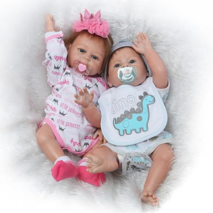 Une Paire 50cm Plein Silicone Bebe Reborn Baby Garcon Fille Poupees Doux Corps Boire Poupee Realiste Toys Bain Playmate Nouveau Ne J Cdiscount Jeux Jouets Une Paire 50cm Plein Silicone Bebe Reborn Baby Garcon Fille Poupees Doux Corps Boire Poupee Realiste Toys Bain Playmate Nouveau Ne J Cdiscount Jeux Jouets