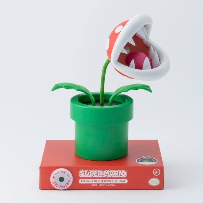 SUPER MARIO - MINI PLANTE PIRANHA - LAMPE - TRY ME PALADONE PP7449NNV2