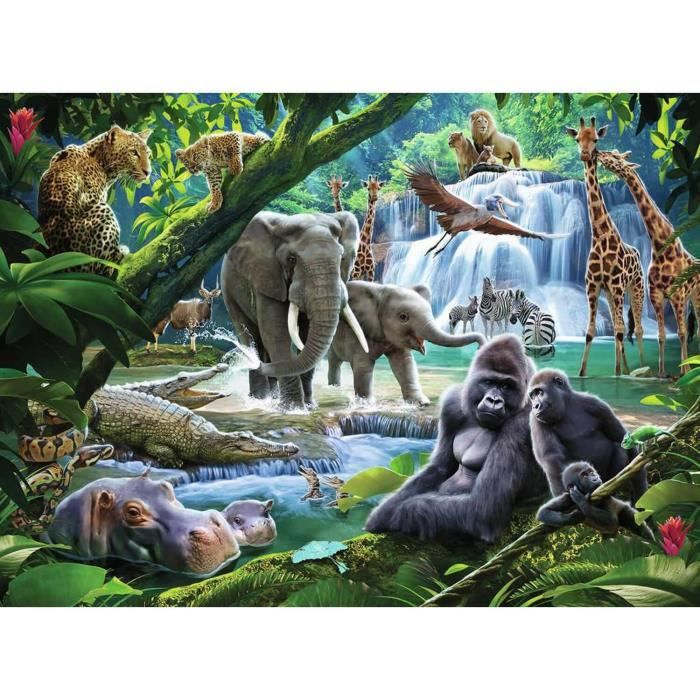 NEUF * Jungle Animaux XXL Puzzle 100 pièces Ravensburger 