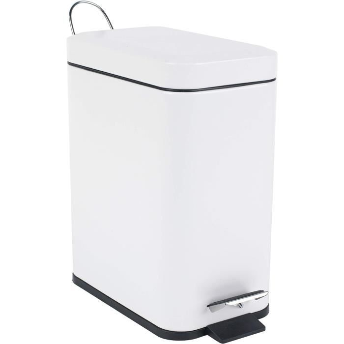 HDX Poubelle d'intérieur Step On en acier inoxydable, noir, 50L | Home Depot Canada