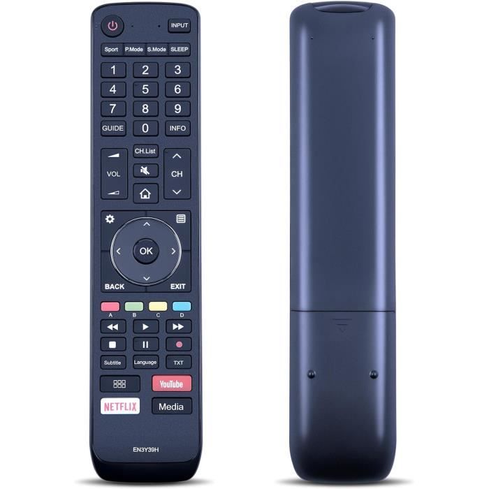 Telecomando Sostitutivo Per TV Hisense 4K – Compatibile Con H43A6550, H65U9A, H55U7A E Altri Modelli – Batterie Non Incluse