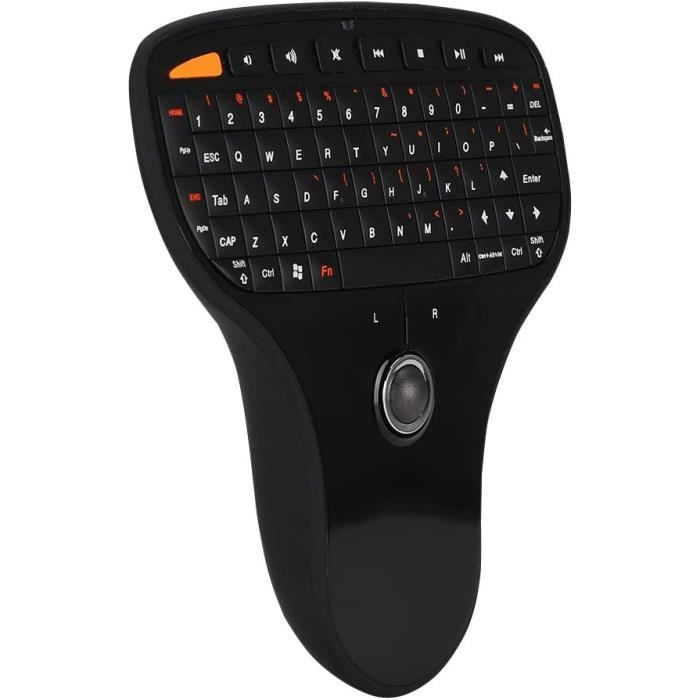 Raspberry Pi, N5901, Clavier Qwerty Trackball 2.4 Ghz, Mini Clavier