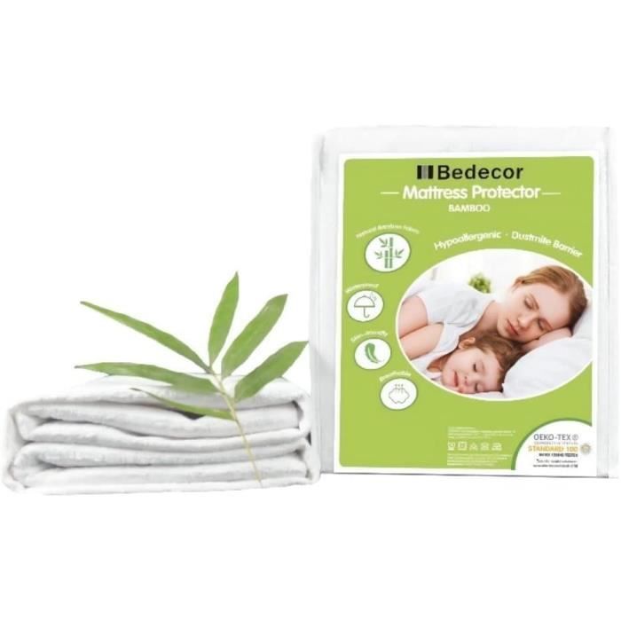 Lot De 2 Protège-matelas Pour Parc Bébé – 99,1x68,6 Cm – Imperméable Et Matelassé – Housse Microfibre Douce