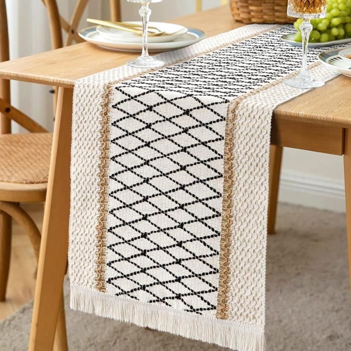 Chemin De Table Lin Décoration Table Nappe Table Asiatique Table Runner