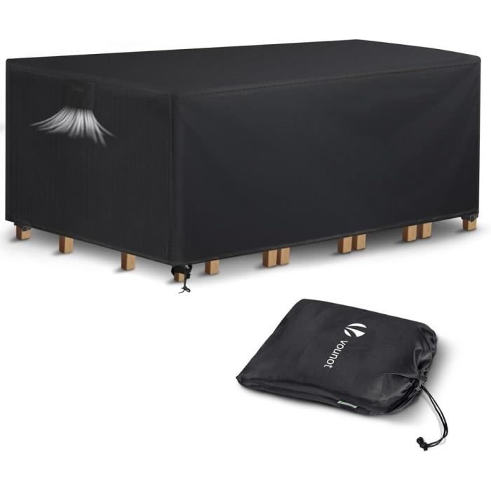 Housse Imperméable Pour Maison De Jeux Extérieure 420D - Protection UV - 122x171x162 Cm - Noir - Garde La Cabane Enfant Au Sec