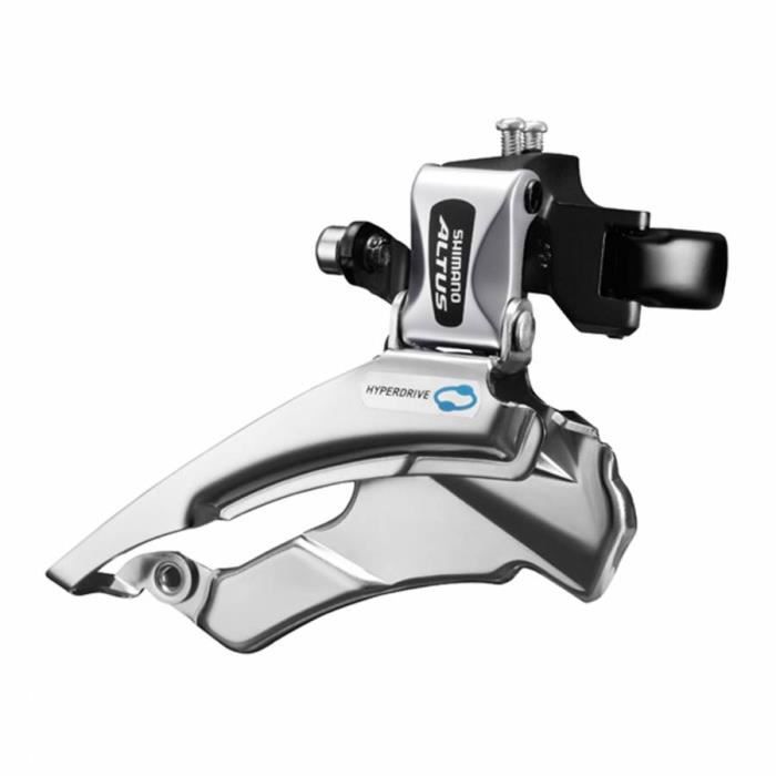 Derailleur vtt avant shimano acera-altus m313 9v. collier haut 28,6-31.8-34.9 tirage haut (en blister) (offre speciale)