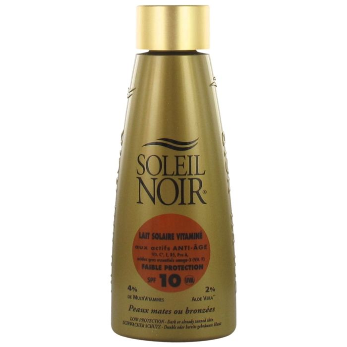 Soleil Noir Lait Solaire Vitaminé 10 Faible Protection Cdiscount Au — free download