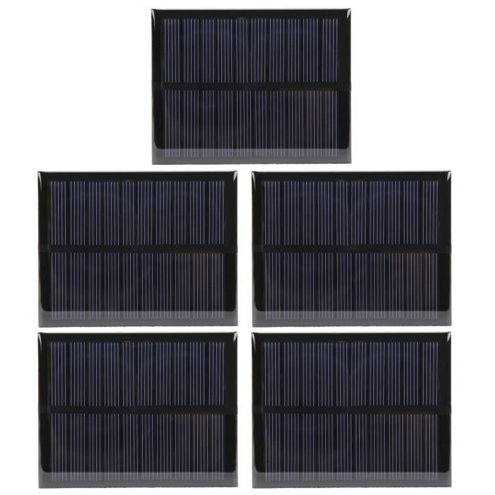Lot De 5 Cellules Solaires 1.5V 160mA 0.24W | Dimensions 60x30mm, Pour Projets DIY, Bricolage électronique