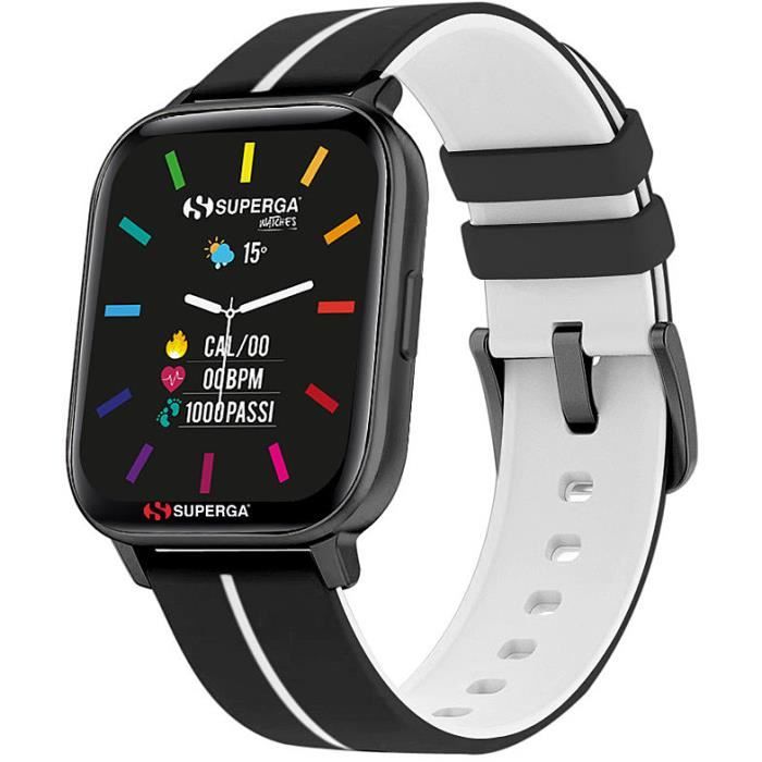 Montre Smartwatch Homme Superga Ink trendy cod. SW-STC017 Superga Noir Montre Smartwatch Homme Superga Ink trendy cod. SW-STC017 Superga Noir