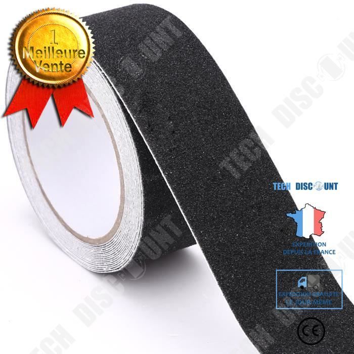 Ruban Antidérapant Adhésif 2" X 60 Pieds - Grain 60, Bleu Foncé Anti-traînée | Pour Sols Et Marches