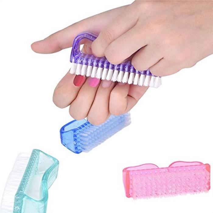 vente chaude main nettoyage petite brosse à ongles en plastique
