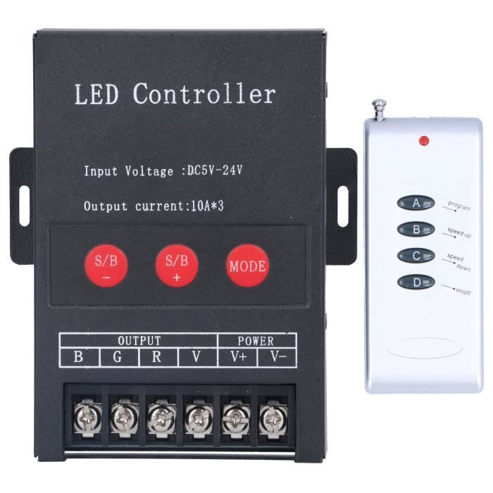Contrôleur RF Mini Bande LED RGB+CCT + Télécommande