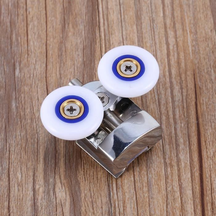 Lot De 8 Roues De Remplacement Pour Porte De Douche Simple - Diamètre 23 Mm - Réf K004 - Marque Shower Part
