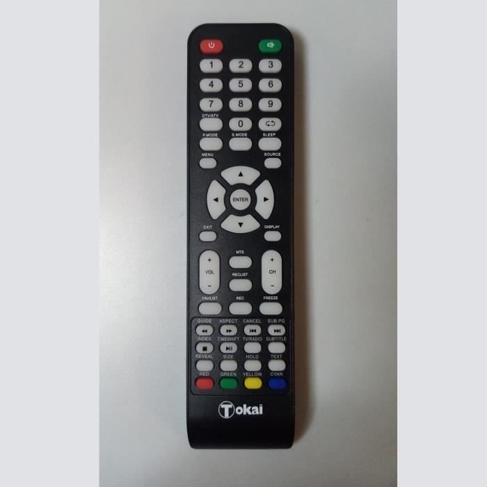 Télécommande D'origine Pour Téléviseur TOKAI - Modèles TTE19K2004K / TTE24K1204WK - Neuf