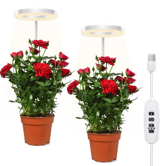 Lampe Horticole LED Spectre Complet 20W - Croissance Plantes Intérieur, Fleurs, Légumes