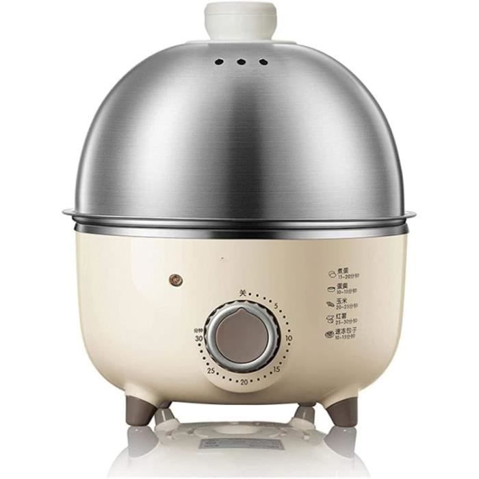 Cuiseur à œufs électrique En Forme De Poule - Pour 7 œufs, Micro-ondes Compatible - Idéal Pour œufs Durs, Mollets, à La Coque - Facile à Utiliser Et Nettoyer