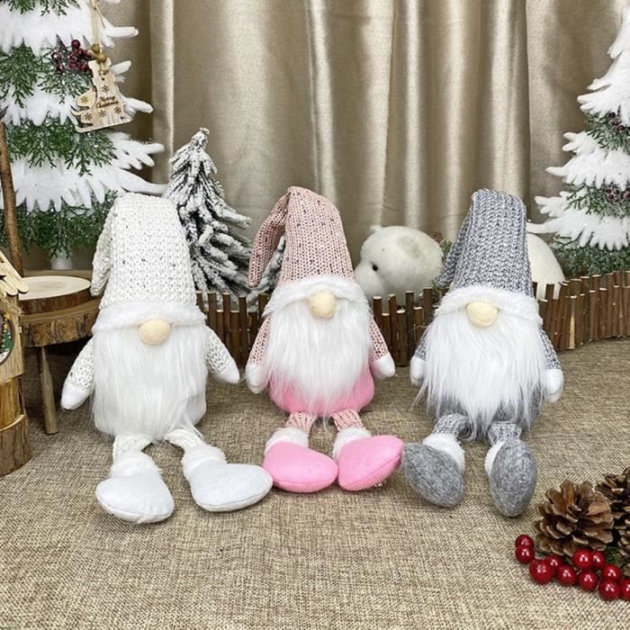 GOTOTOP Poupée du Père Noël Échelle d'Escalade Électrique Décoration de
