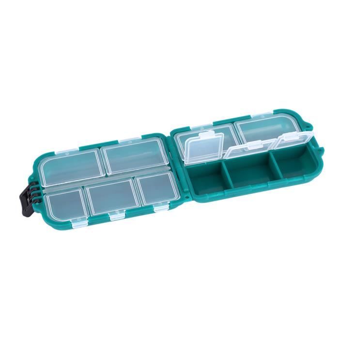 2 Boîtes à Appâts Happyyami 9.5cm - Respirantes Pour Vers Et Leurres - PVC Durable Et Portable