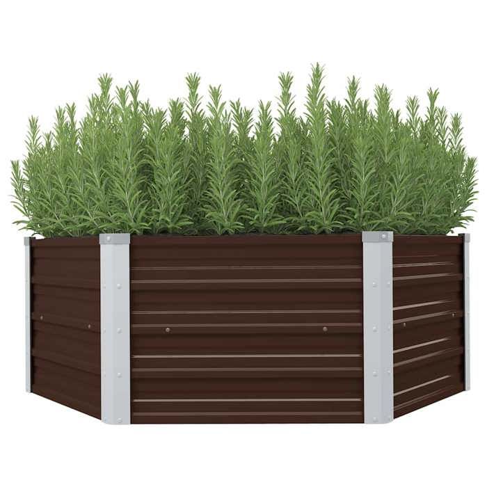 vidaXL Jardinière Surélevée Pot à Fleurs Cache Pot Pot à Plante Bac à Plante Véranda Jardin Balcon Patio Terrasse Cour 45710