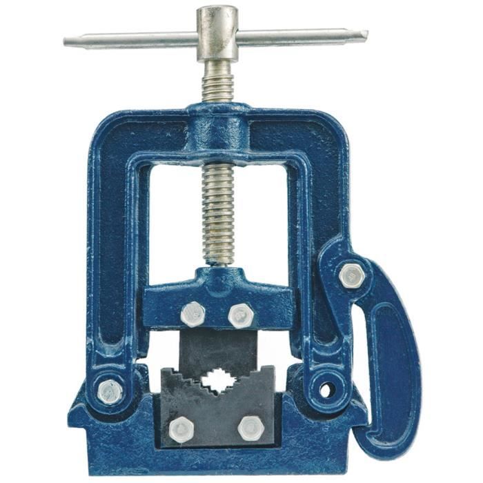 VOREL Étau pour tube à charnière Métal Bleu - Bricolage