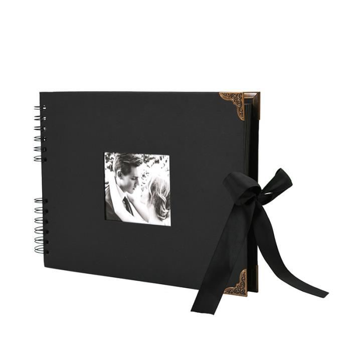 STARVAST Album Photo Scrapbooking 40 Pages A4 - Personnalisable DIY Pour Mariage, Anniversaire, Noël