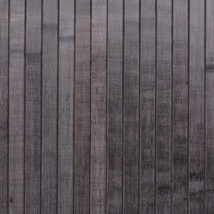 Cloison de séparation en bambou gris - ZJCHAO - 250 x 165 cm - Épaisseur 3 mm