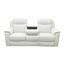 Canape 3 Places Relax Evasion En Cuir Blanc I Achat Vente
