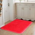 1 pc tapis confortable doux lavable épaissir de sol antidérapants pour salle de bain chambre cuisine  TAPIS - DESSOUS DE TAPIS-1