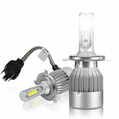 Paire d'ampoules LED H4 C6 pour phares de voiture moto 3800LM 36W