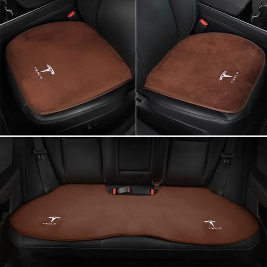 Housse De Siège,Tapis anti coup pour l'arrière du siège de voiture, tapis  de Protection intérieure pour Tesla 3, tapis - Type red - Cdiscount Auto