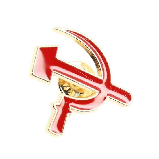 Pin's Vintage étoile Rouge, Faucille Et Marteau - Style Soviétique, Acier, Neuf Avec étiquettes