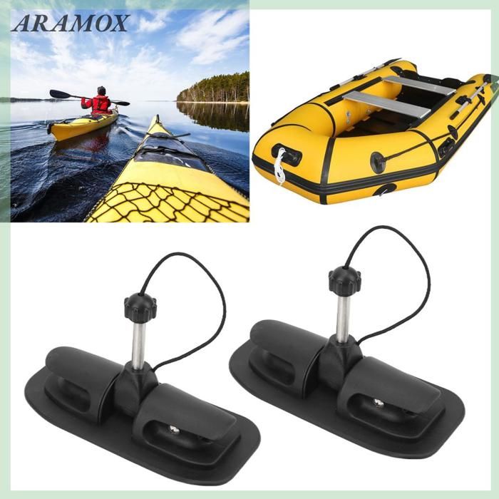 Supports de fixation en caoutchouc pour pagaie, verrou de pagaie robuste pour bateau gonflable, kayak, canoë