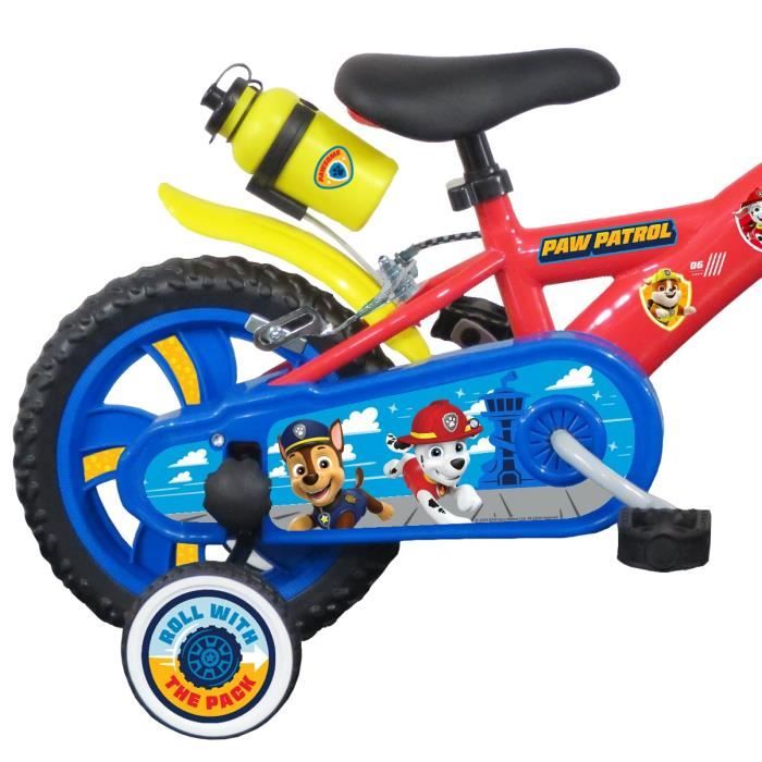 Vélo Enfant 12 Pouces Cars MC Queen – Freins, Stabilisateurs, Garde-boue, Bidon Et Porte-bidon – Disney