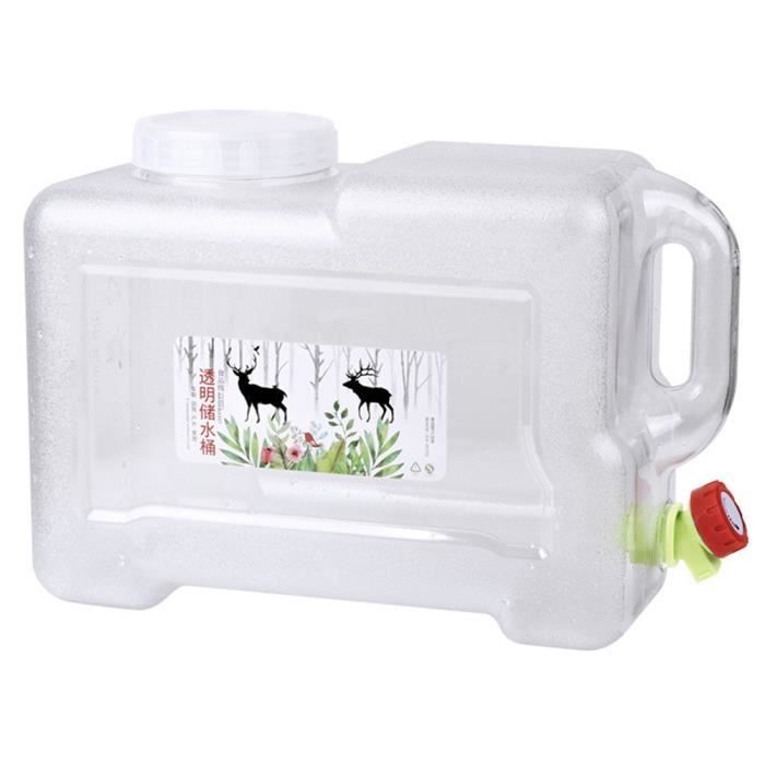 ZHJLF Réservoir D'Eau Camping 30L Qualité Alimentaire - Grand Seau Plastique Avec Robinet Pour Randonnée Et Urgence