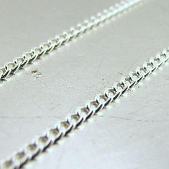 Gourmette En Argent Sterling 925 - Chaîne CURB 2mm, Marque Iced Out - Neuf Avec étiquettes