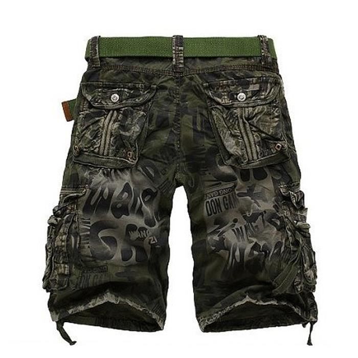 Pantalon Cuir 3/4 (short) TCM - Taille 48 (W32) - Style Oktoberfest Bavière - Occasion Très Bon état