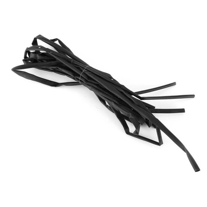 Manchons Thermorétractables Ami Fletching Pour Flèches - Lier Plumes Ou Ailettes, Noir
