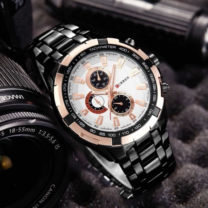 Montre Homme Montre Bracelet Homme Affaires Quartz Etanche