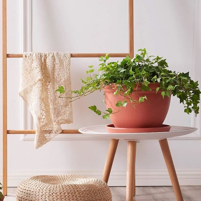 M METERXITY Soucoupe En Céramique De 16 Cm, Bac Récupérateur D'eau Pour Plantes D'intérieur